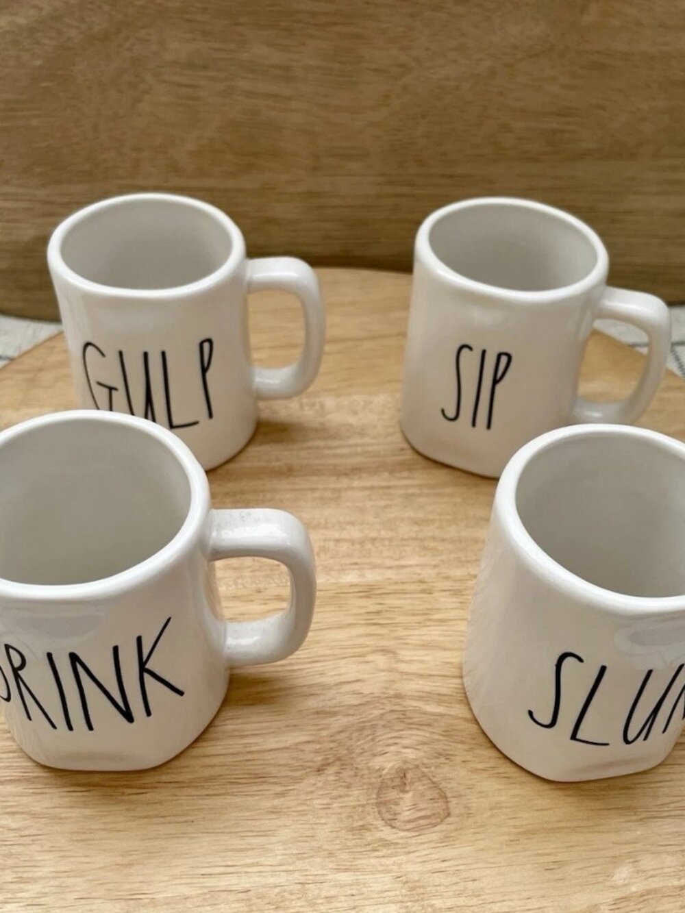 SALE! NWOT RAE DUNNE Rae Dunn Ceramic Espresso Cups - Set Of 4